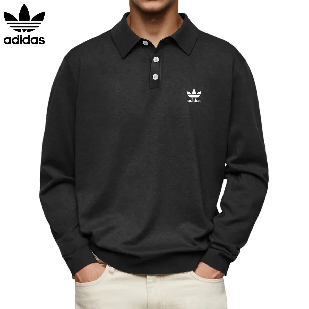 аⅾіⅾаѕ – Gestricktes Poloshirt