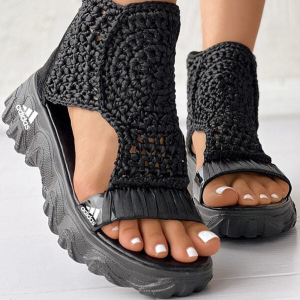 аⅾіⅾаѕ – Strick Keilabsatzsandalen