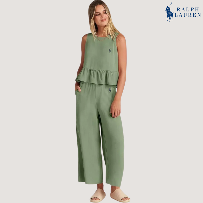 ᏒᎪᏞᏢᎻ ᏞᎪՍᏒЕΝ - Rüschenträger Zweiteiliges Set