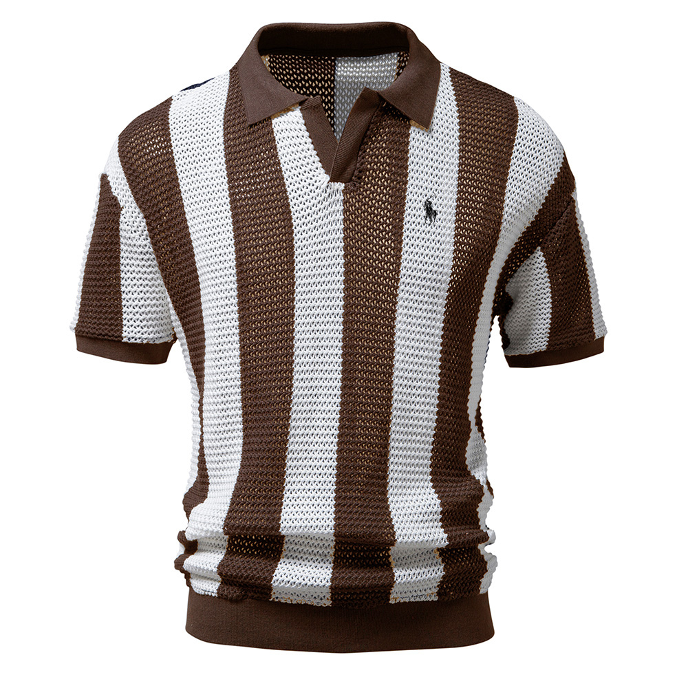 Ꮢalph Ⅼauren - Gestreiftes Polohemd für Männer