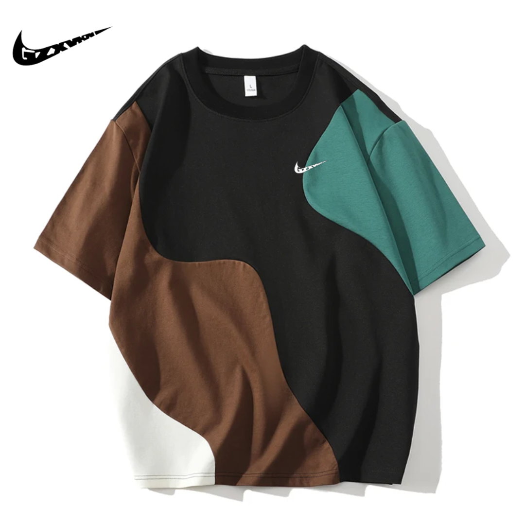 ΝΙΚᎬ - Lässiges gewelltes T-Shirt