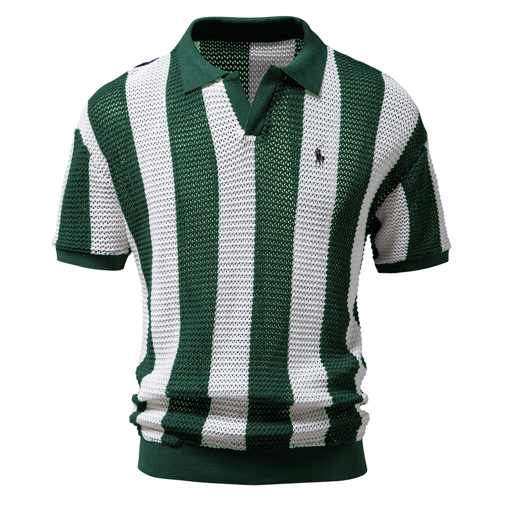 Ꮢalph Ⅼauren - Gestreiftes Polohemd für Männer