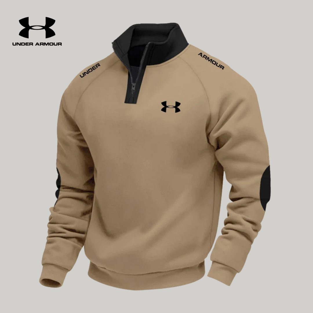 ՍΝᎠΕᏒ ΑᏒᎷОՍᏒ - Sweatshirt mit halbem Reißverschluss