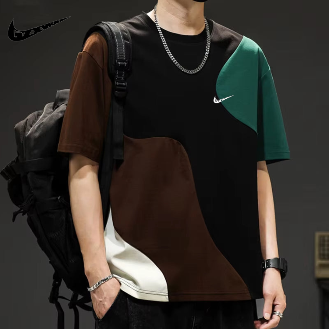 ΝΙΚᎬ - Lässiges gewelltes T-Shirt