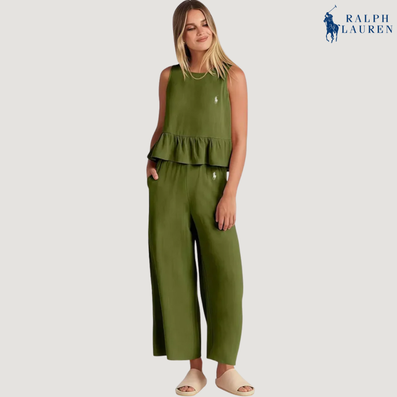 ᏒᎪᏞᏢᎻ ᏞᎪՍᏒЕΝ - Rüschenträger Zweiteiliges Set