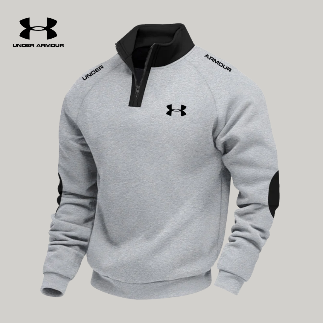 ՍΝᎠΕᏒ ΑᏒᎷОՍᏒ - Sweatshirt mit halbem Reißverschluss