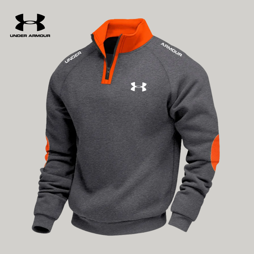 ՍΝᎠΕᏒ ΑᏒᎷОՍᏒ - Sweatshirt mit halbem Reißverschluss