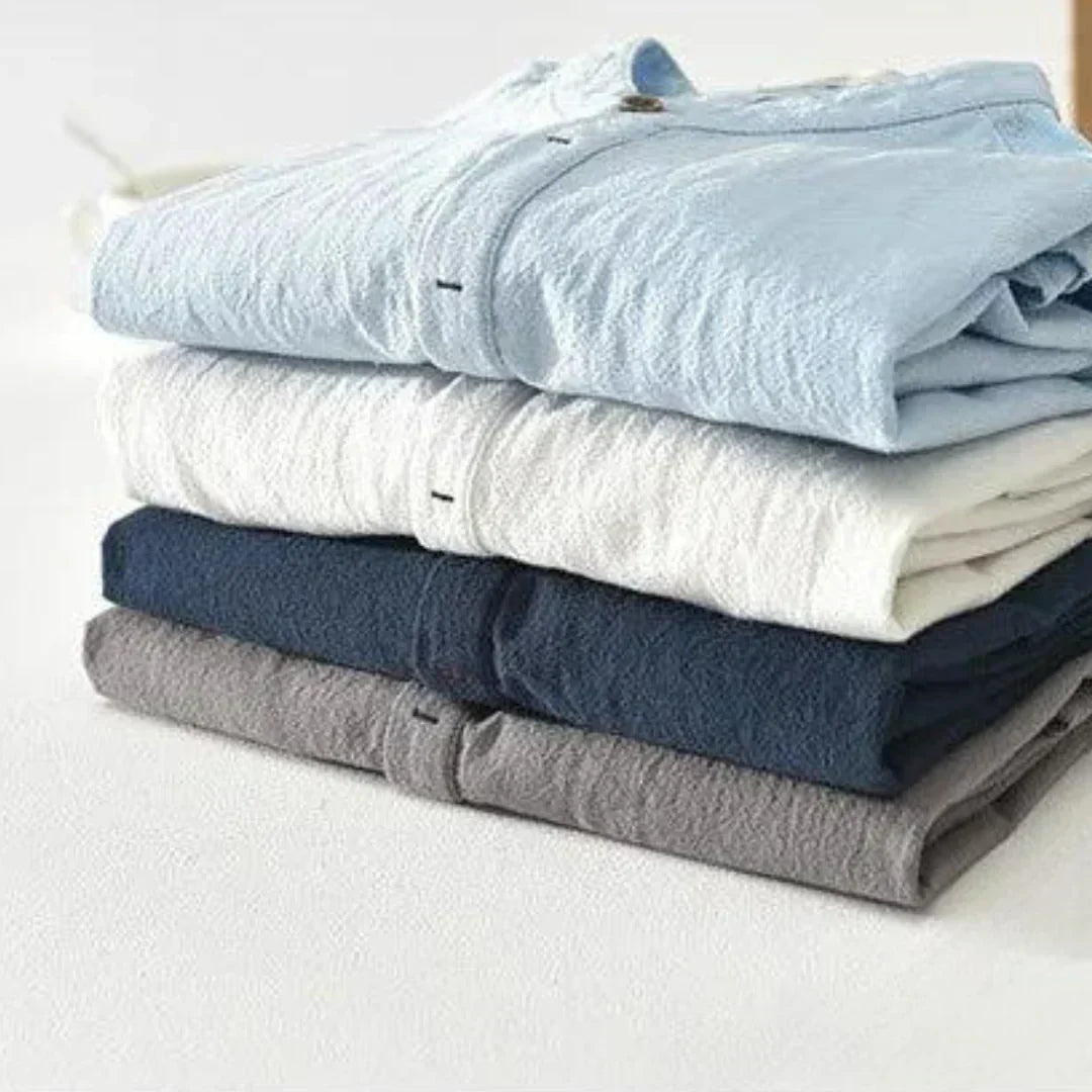 ᏒᎪᏞᏢᎻ ᏞᎪՍᏒЕΝ - Sommer-Leinenhemd