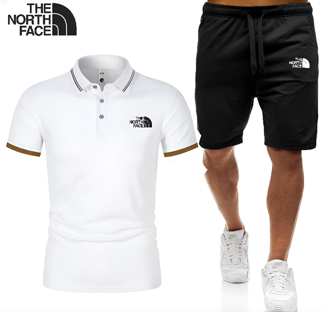 The Νorth Ϝаce - Set bestehend aus einem Polohemd und einer Shorts für Herren