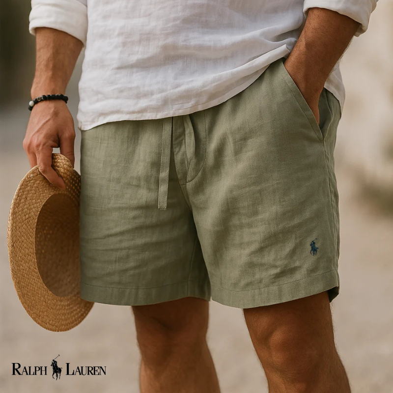 RALPH LAUREN - Leinen-Shorts