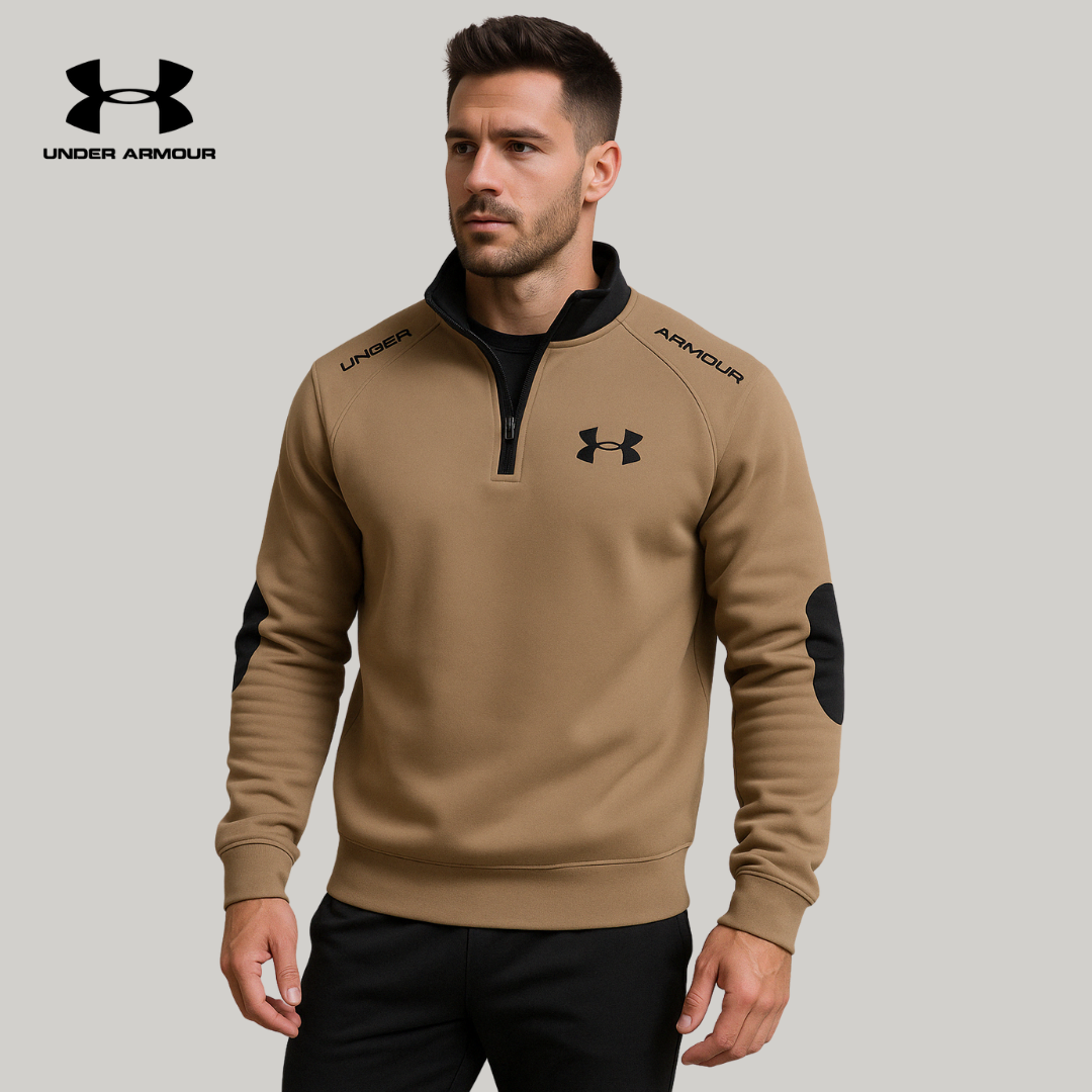 ՍΝᎠΕᏒ ΑᏒᎷОՍᏒ - Sweatshirt mit halbem Reißverschluss