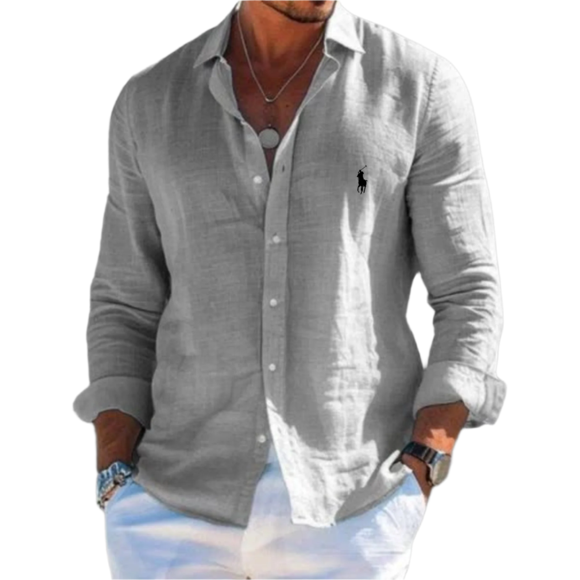 Ꮢalph Ⅼauren - Elegantes Polo Herrenhemd