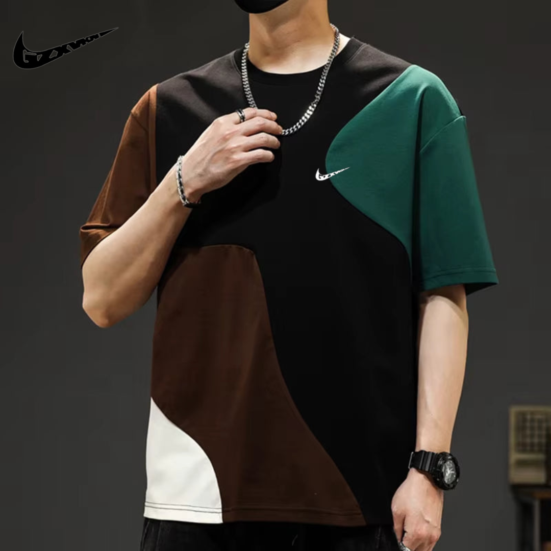 ΝΙΚᎬ - Lässiges gewelltes T-Shirt