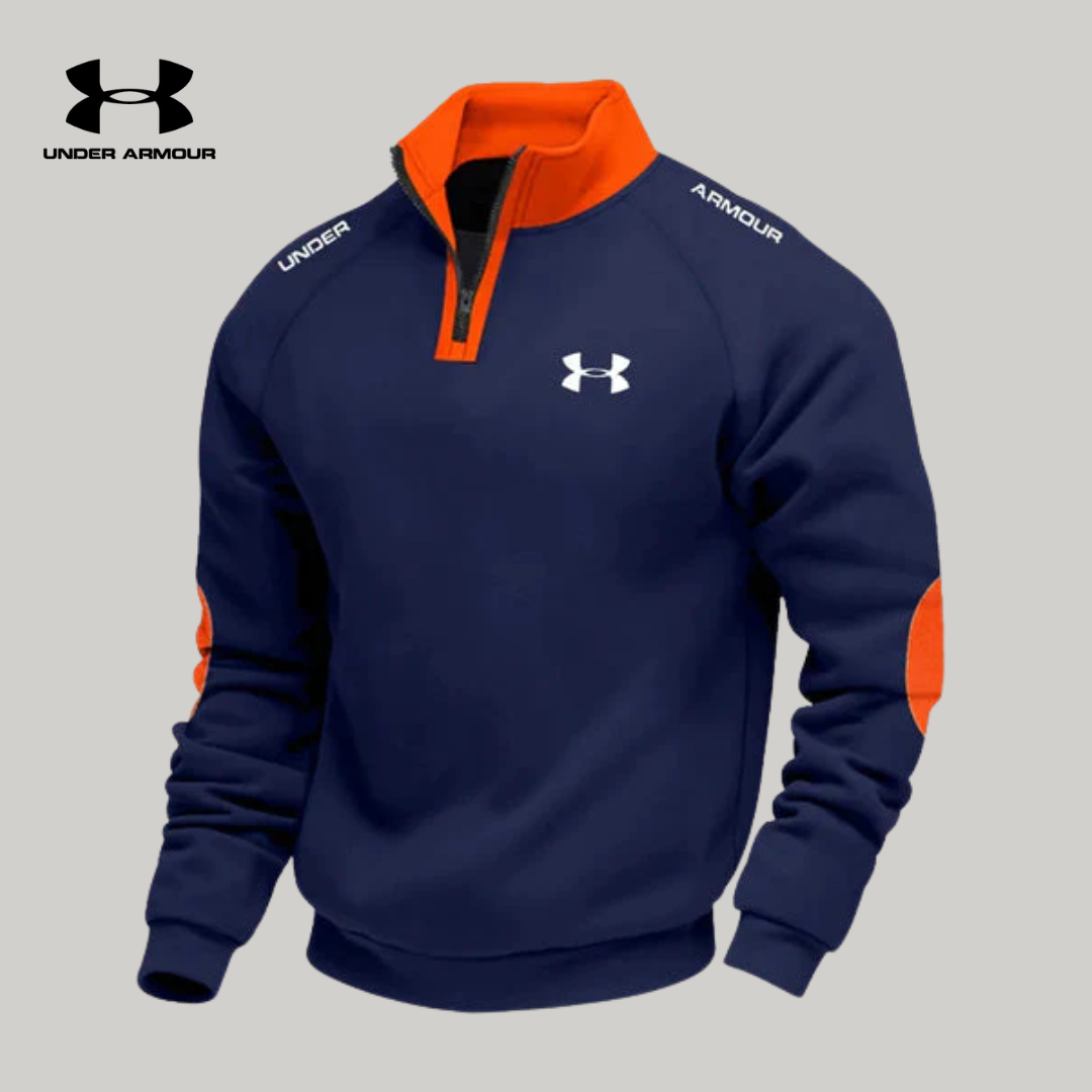 ՍΝᎠΕᏒ ΑᏒᎷОՍᏒ - Sweatshirt mit halbem Reißverschluss